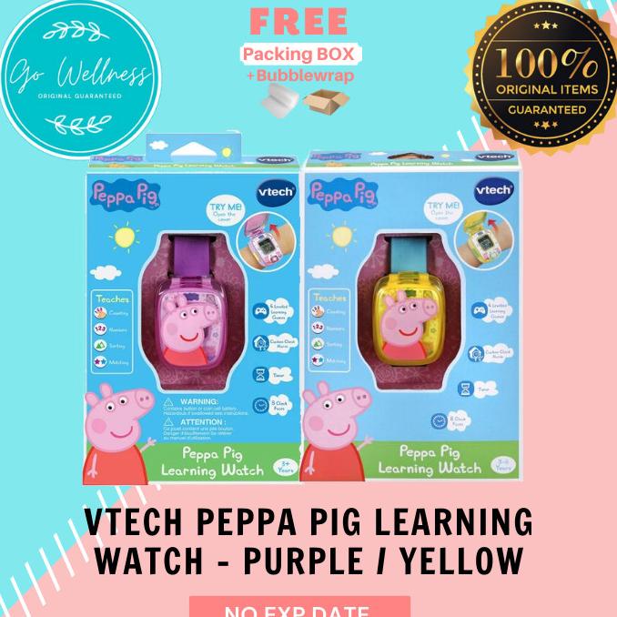 VTech Peppa Pig Learning Watch - Purple