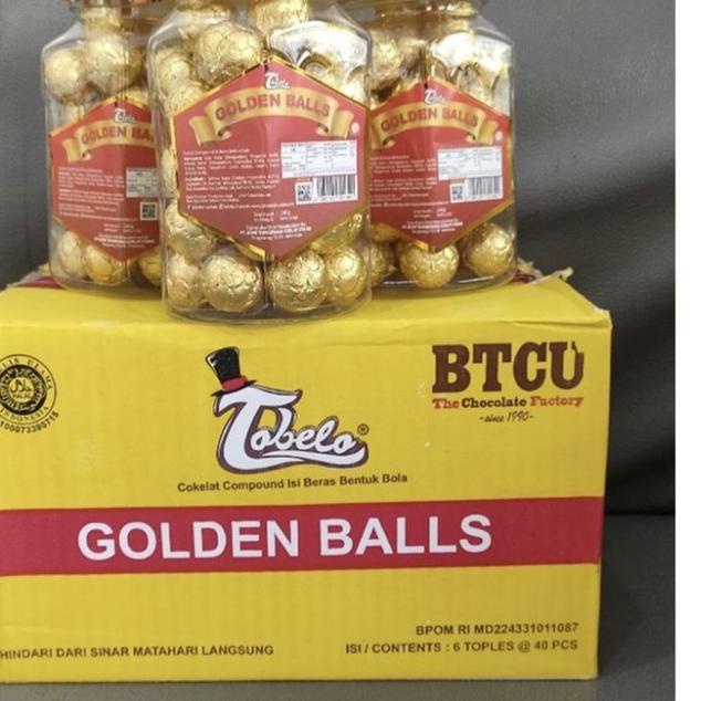 

☊ Tobelo Golden Ball PER DUS 6 Toples x 40 pcs ✸