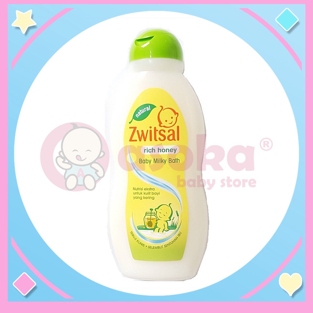 Zwitsal Rich Honey Baby Milk Bath 200ML ASOKA