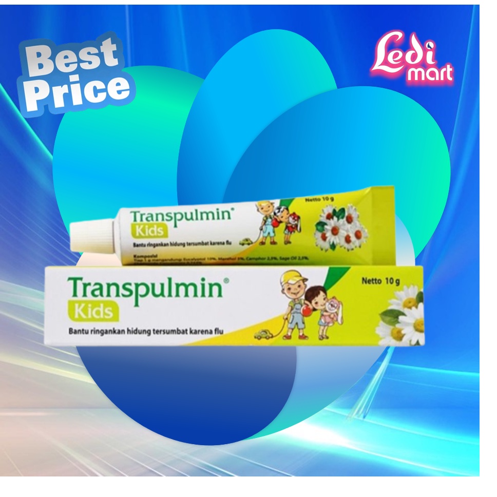 ORIGINAL Transpulmin KIDS Balsem 10gr 20g / Balsam Anak Hidung Tersumbat /LEDI MART
