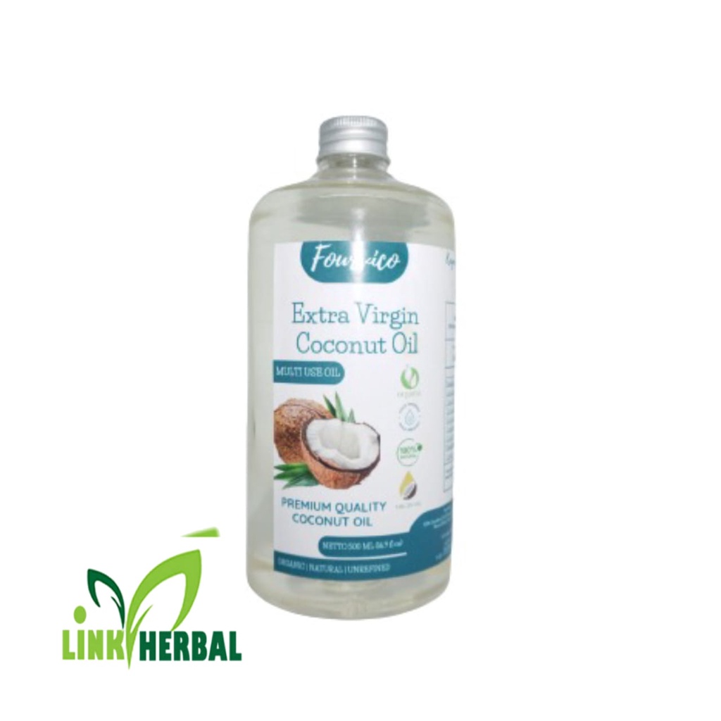 

Fourvico Extra Virgin Coconut Oil | Vco Fourvico | Minyak Kelapa Murni - 500ml