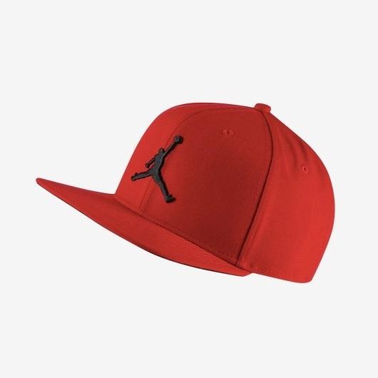 Air Jordan Pro Jumpman Snapback Hat Red/Black Original Resmi