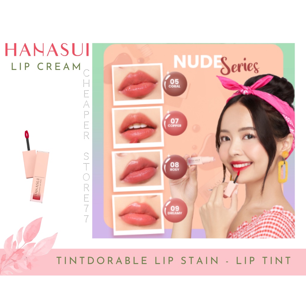 HANASUI - TINTDORABLE LIP STAIN - LIP TINT 3.5gr