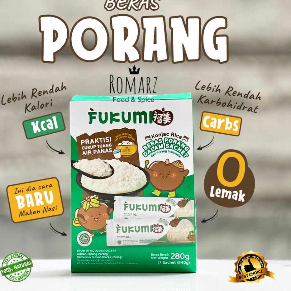

♬ BERAS PORANG 100% ORIGINAL BOX 280gr | BERAS SHIRATAKI 280gr (Isi 7) ✷