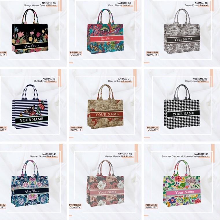 REKOMENDASI PROMO BESAR2AN !!! TOTEBAG NAMA | TAS NAMA | TAS KANVAS NAMA | TAS TOTEBAG NAMA| TOTEBAG