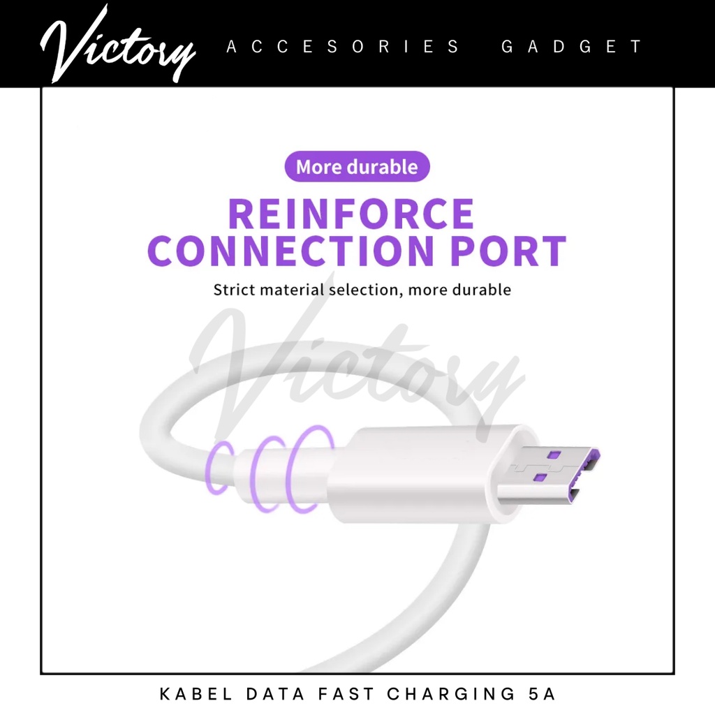 VICTORY KABEL DATA 5A FAST CHARGING VOOC SUPER CHARGE ORIGINAL