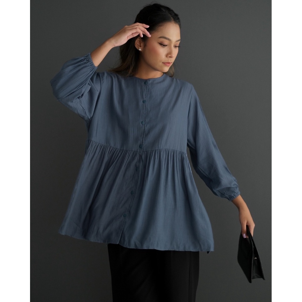 Myrubylicious UMERIL SHIRT KODE H083 | SHIRT | KEMEJA WANITA | KEMEJA LENGAN PANJANG | KEMEJA CRINCLE