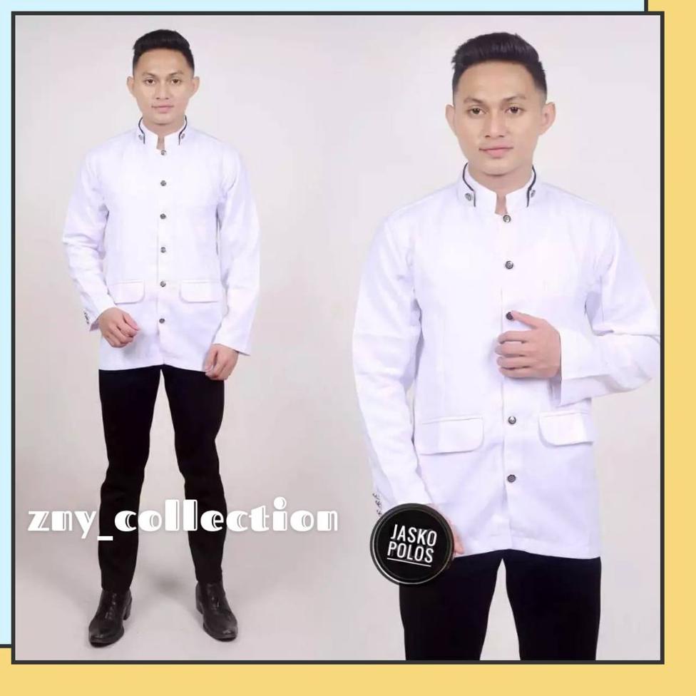 TERPERCAYA Baju Koko Dewasa Baju Koko Pria Muslim Pria Jas Koko Pria Dewasa Fasion Muslim ( Jasko) P