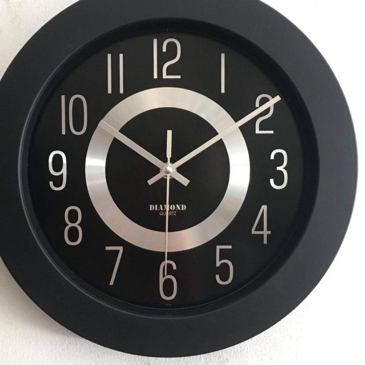 ❀ jam dinding diamond 231 mesin sweep dan quartz ✽