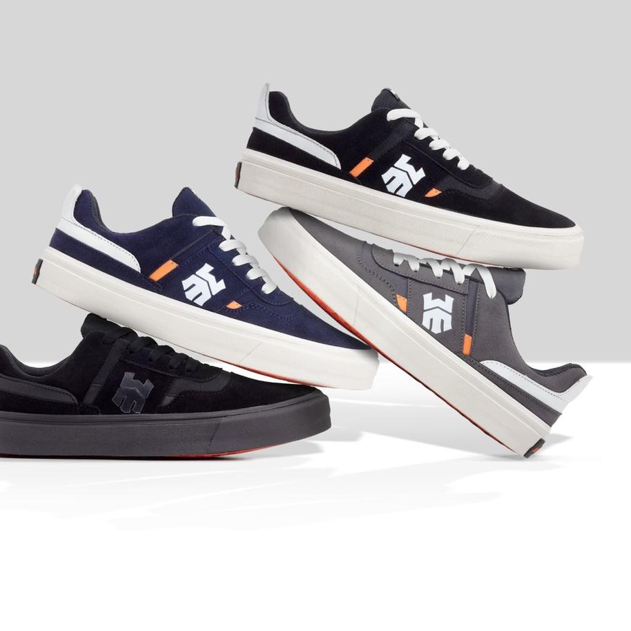 Terbaik WAMA GAXIN NAVY Sepatu Casual Ringan Nongkrong Pria sepatu vulcanized skateboard Sepatu skat