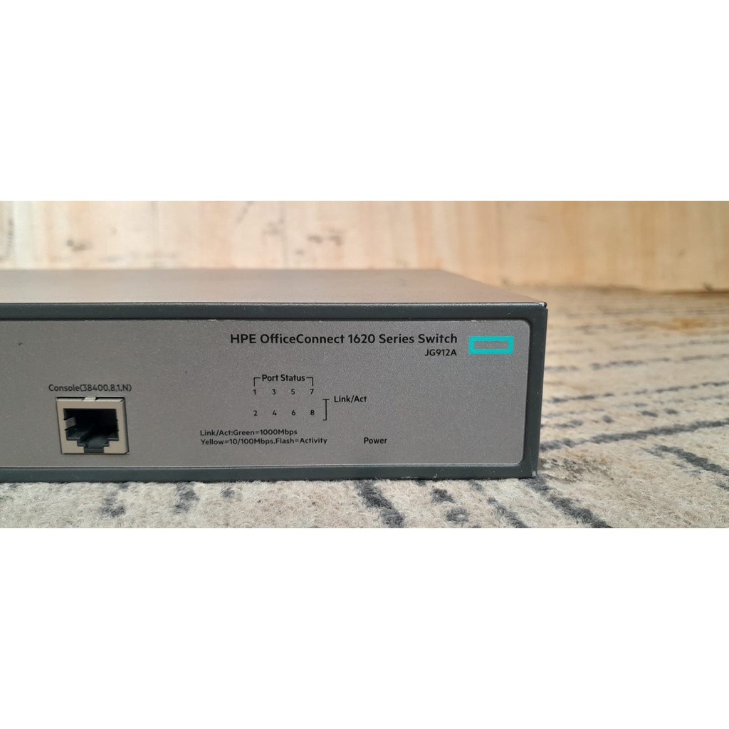 Switch Hub Gigabit 8 Port HP 1620-8G  Manageable Support Vlan