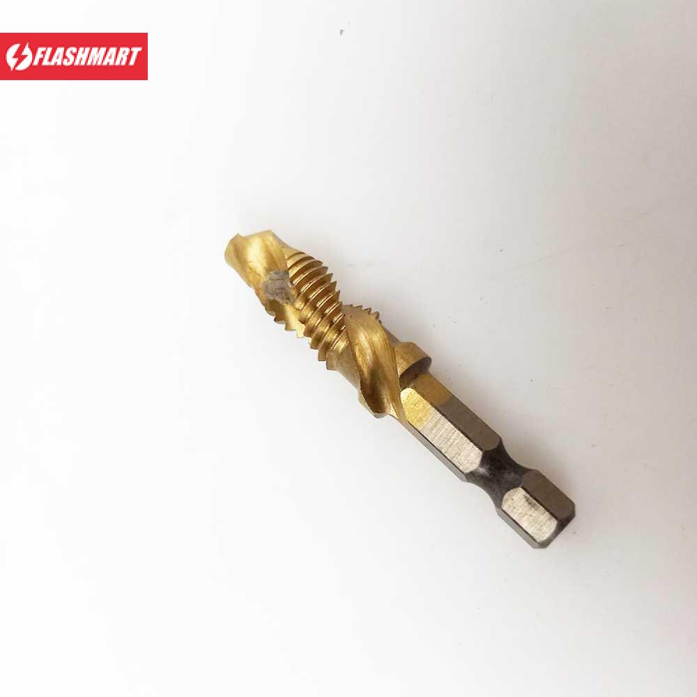 Flashmart Mata Bor Drill Bit Countersink HSS M3-M10 6 PCS