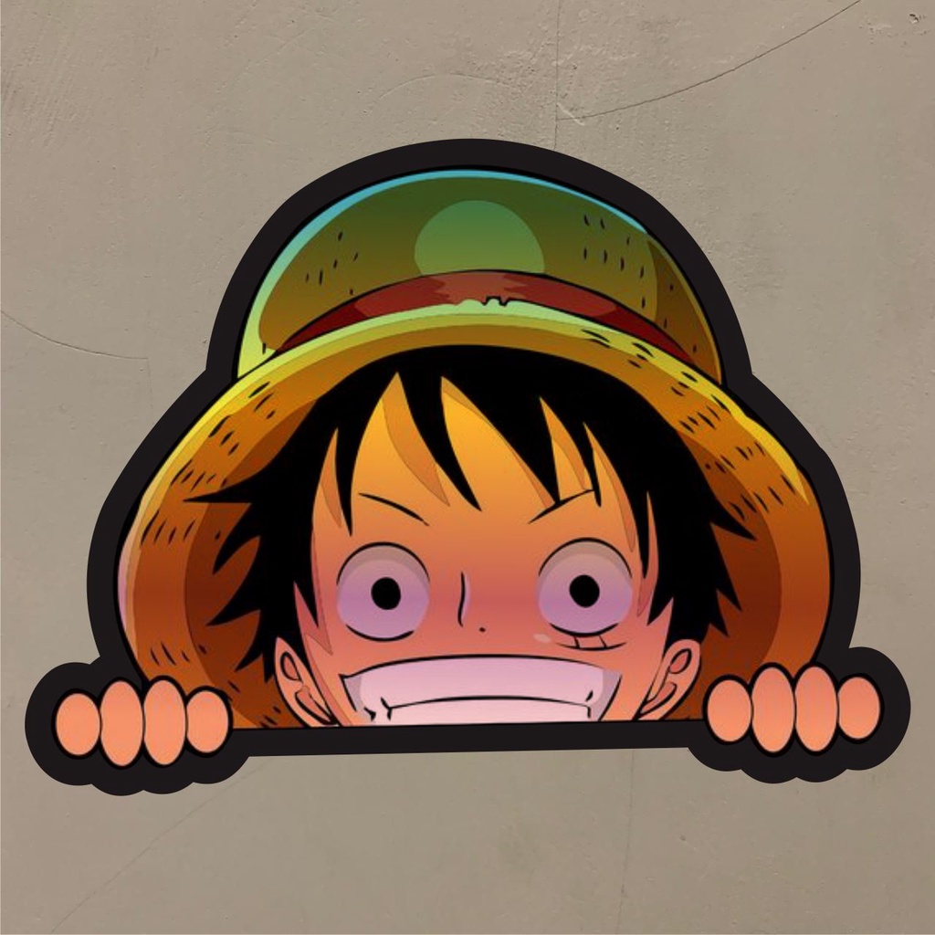 

Stiker Anime Hologram Luffy One Piece Case Hp dan Laptop 7 Cm