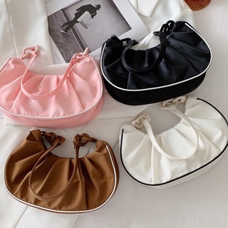 Girls Minimalist Ruched Bag Single Shoulder Bag G 10070