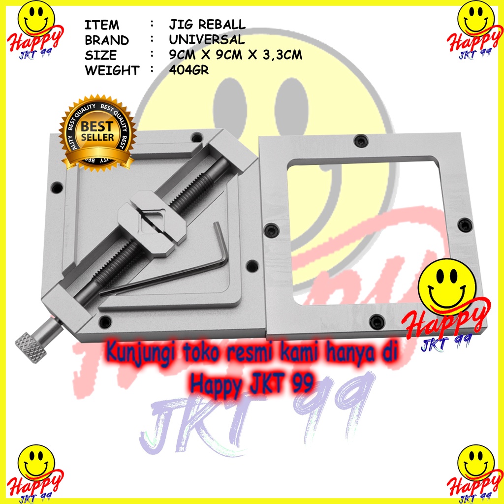 HONTON HT-90 HT90 BGA JIG SILVER REBALL REBALLING STATION 90X90