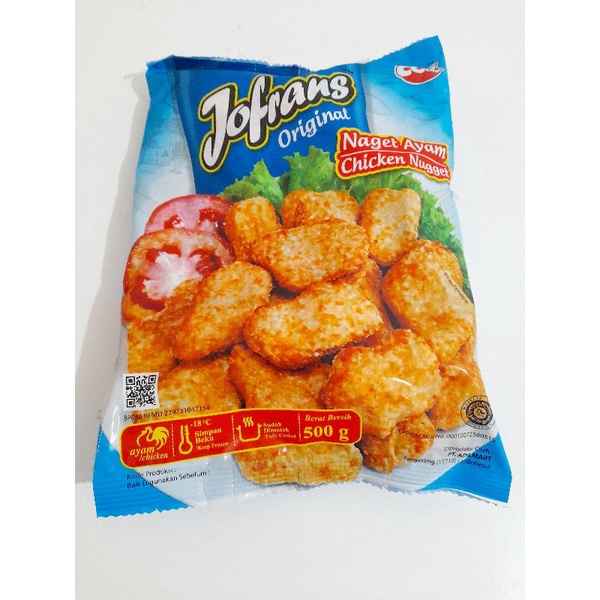 

Jofrans naget ayam krispi 500 gram
