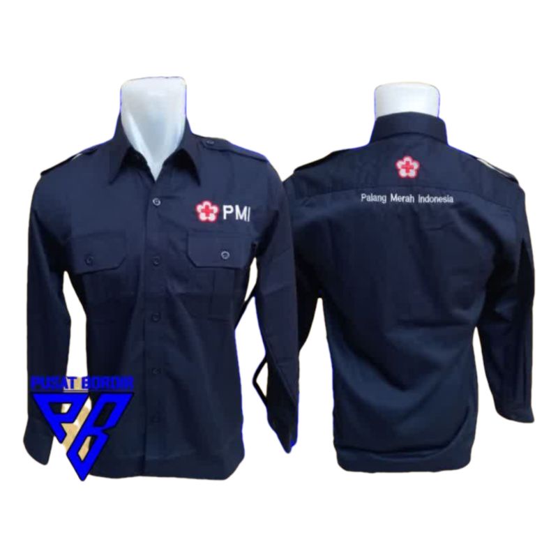 KEMEJA PMI/KEMEJA PALANG MERAH INDONESIA/SERAGAM PMI
