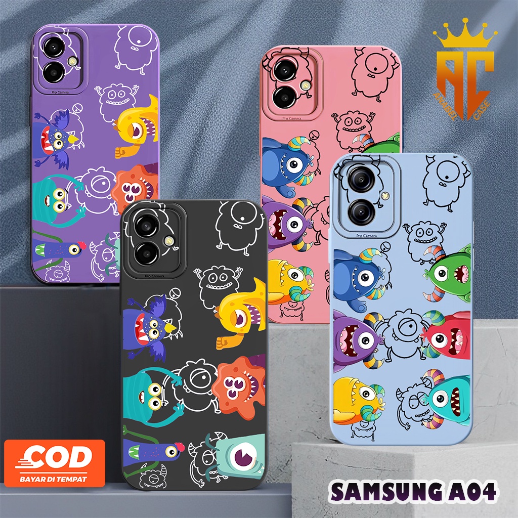 [SM3] Softcase Procamera Samsung A04s/a04e/a04[ready hitam]/a13 5g/a134g/a51 Terbaru Motif Kartun ku