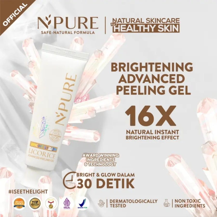 NPURE LICORICE Cleanser / FACIAL WASH | Toner | Serum | Moisturizer | LIPGHT UP Pad | Sheet Mask | MOONLIGHT | PEELINGAXILLARY
