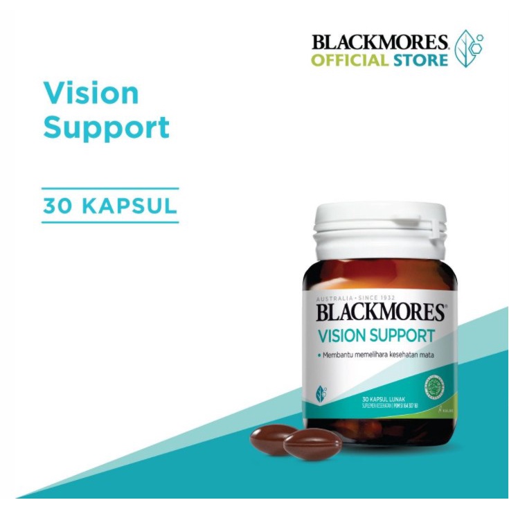 Blackmores Vision Support Lutein Vision Vitamin Mata - 30 Kapsul