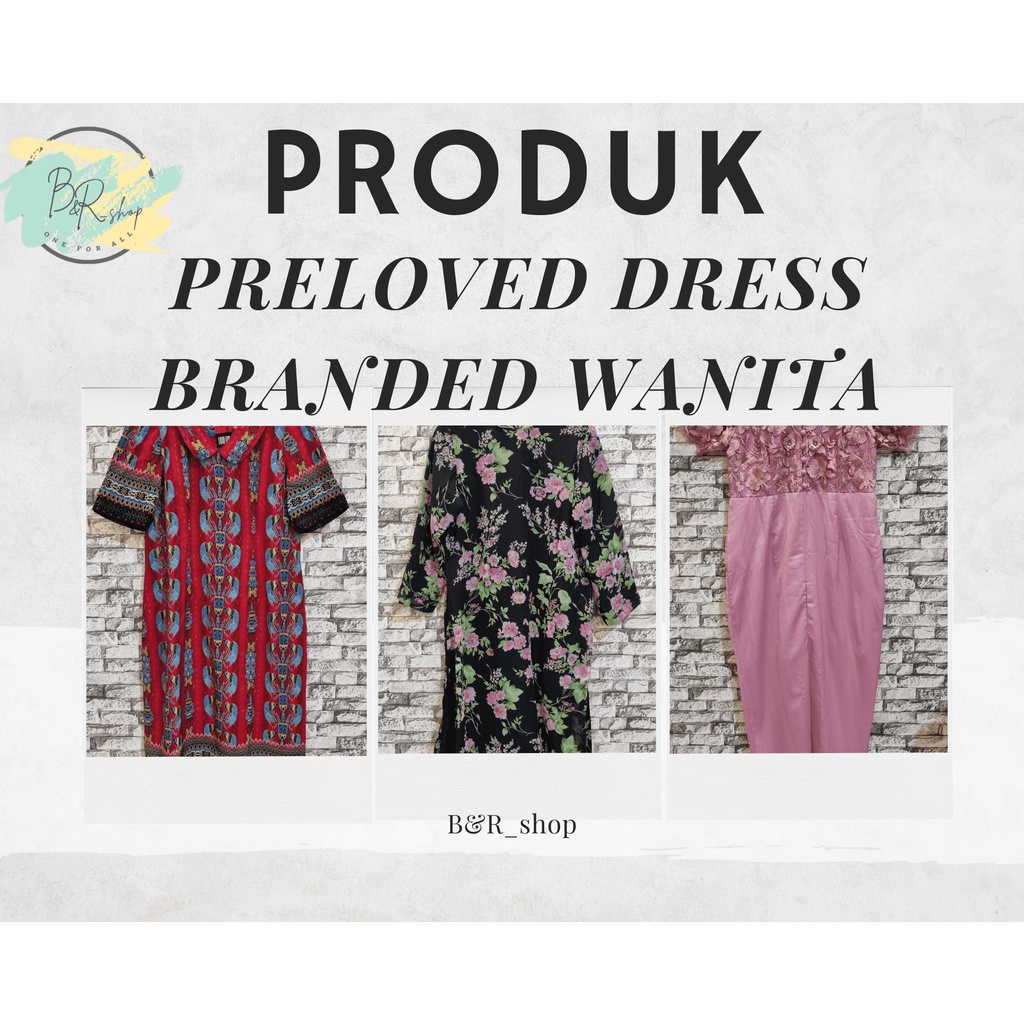 (Preloved) DRESS WANITA 100% LAYAK PAKAI ex. pemakaian pribadi