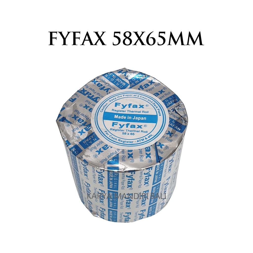 

Kertas Thermal / Register Paper Roll FyFax 58 x 65 mm / 58x65 / Struk Kasir