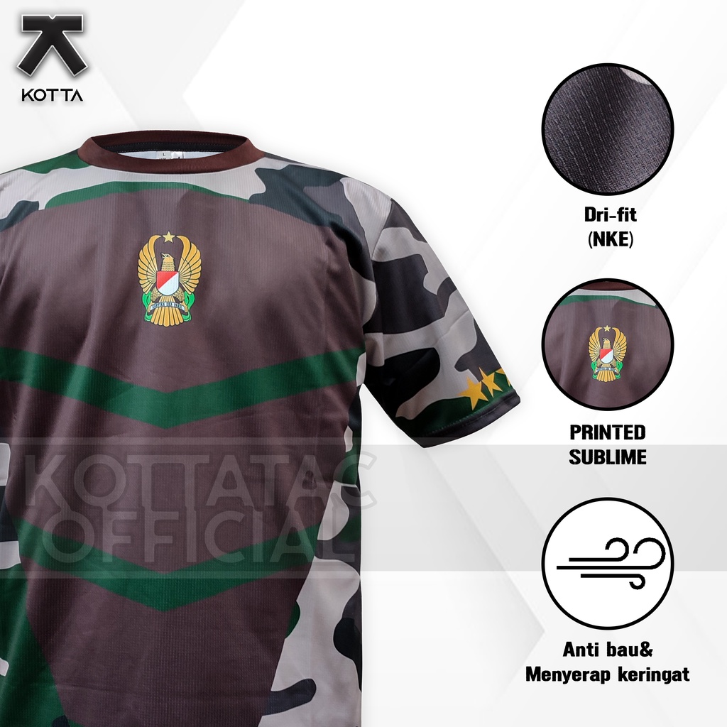 KAOS SUBLIME JERSEY PRINTING LORENG TNI AD KASAD