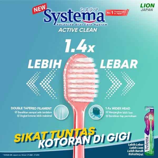 Sikat Gigi*Sytema* Soft* Active Clean