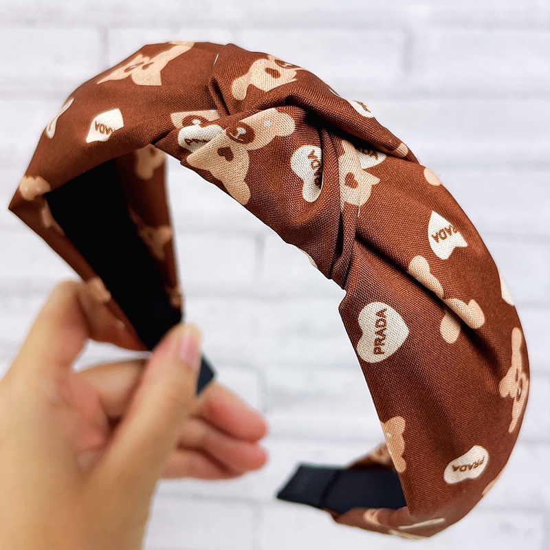 bando ikat korea impor fashion mengikat wanita kain bandana  liar headband hair aksesoris sederhana aksesoris