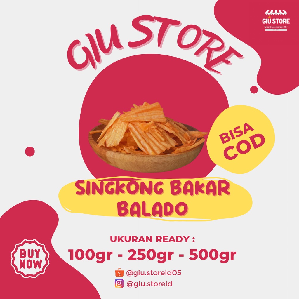 

SINGKONG BAKAR BALADO @250GR & 500GR