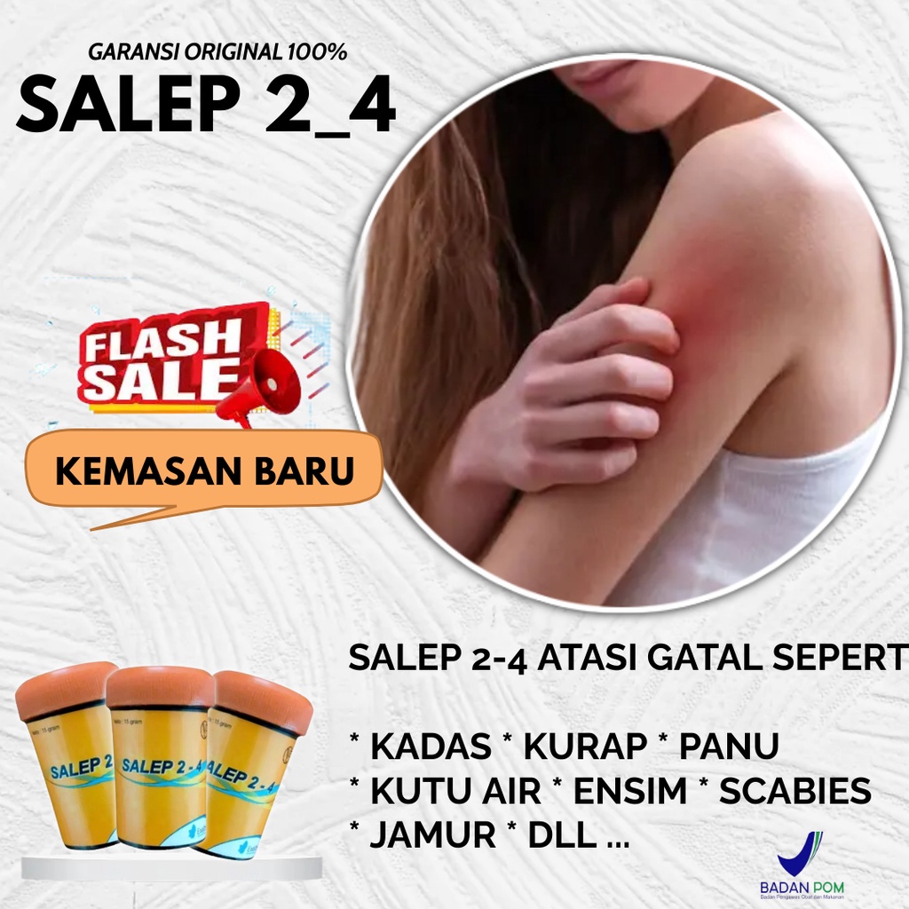 Salep 24, salep gatal, jamur, kutu air, skabies