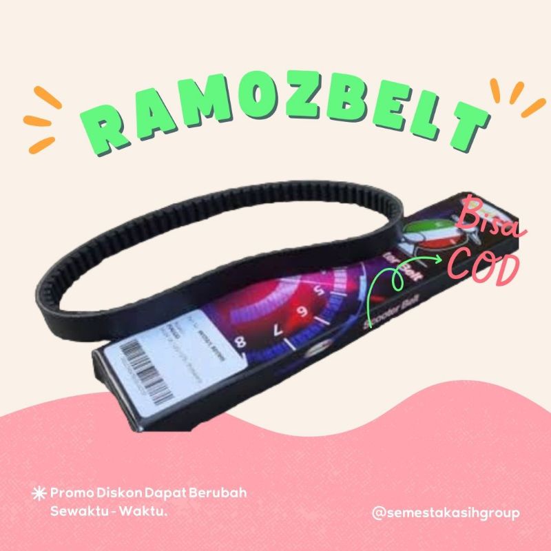 PROMO V-BELT V BELT VANBELT VARIO125 VARIO 125 OLD LAMA NON LED KZR RAMOZBELT VARIO 125 / KZR