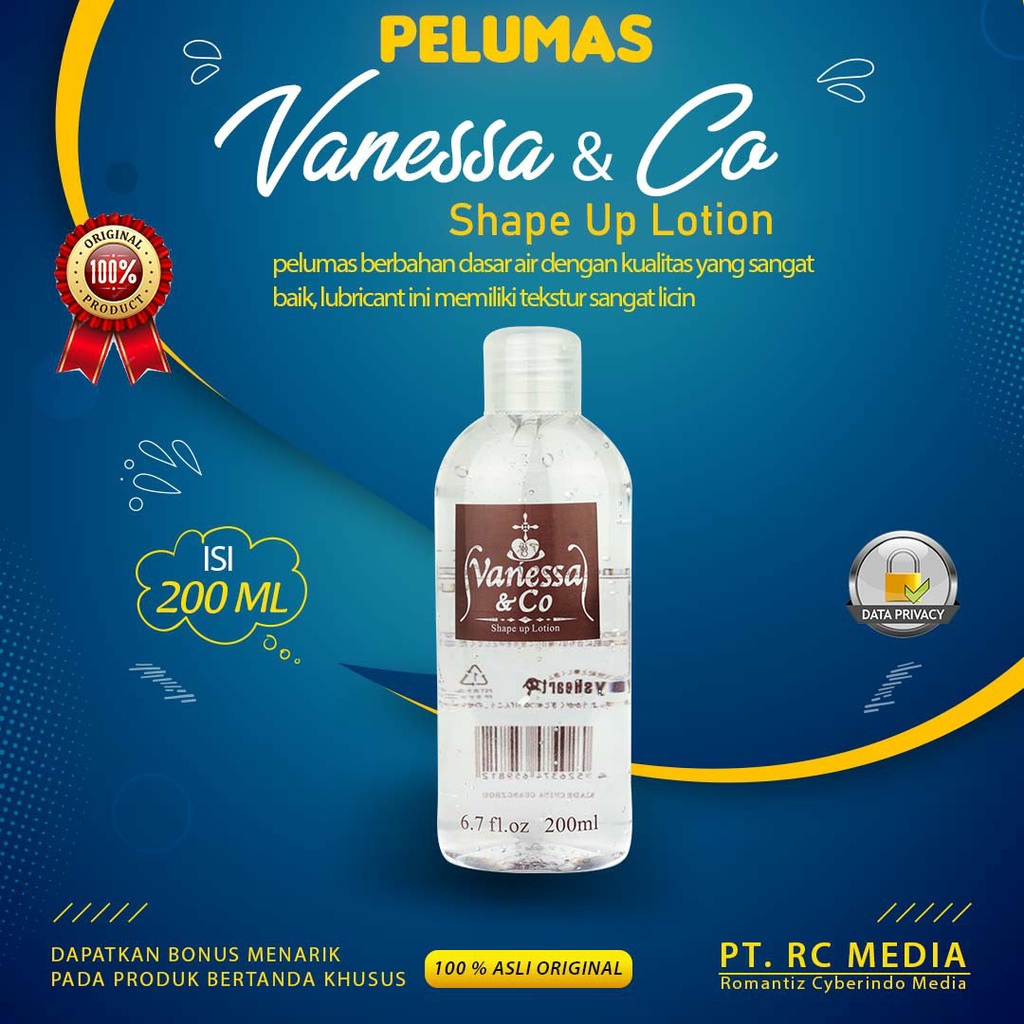 Vanessa & Co Lubricant Made in Japan 200 ml Pelumas Sex