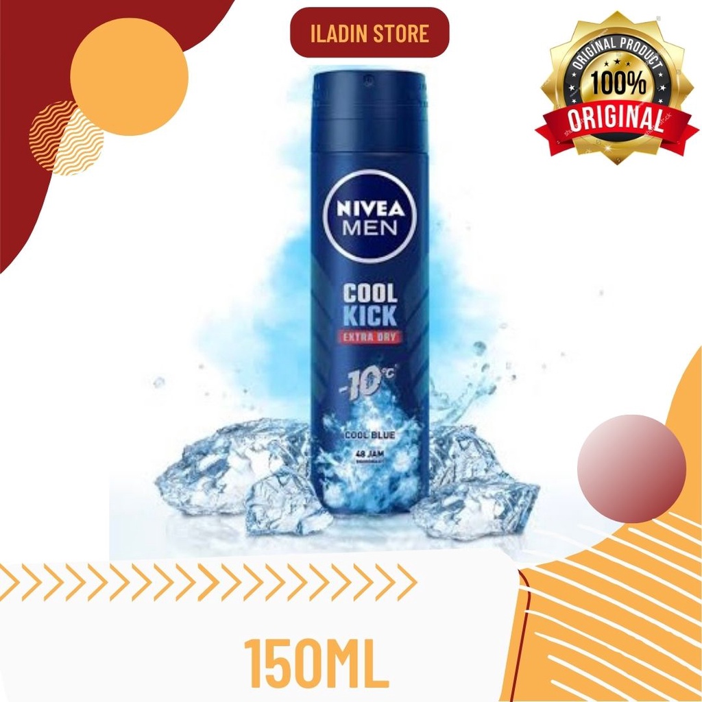 Nivea Men Deodorant COOL KICK SPRAY 150ml