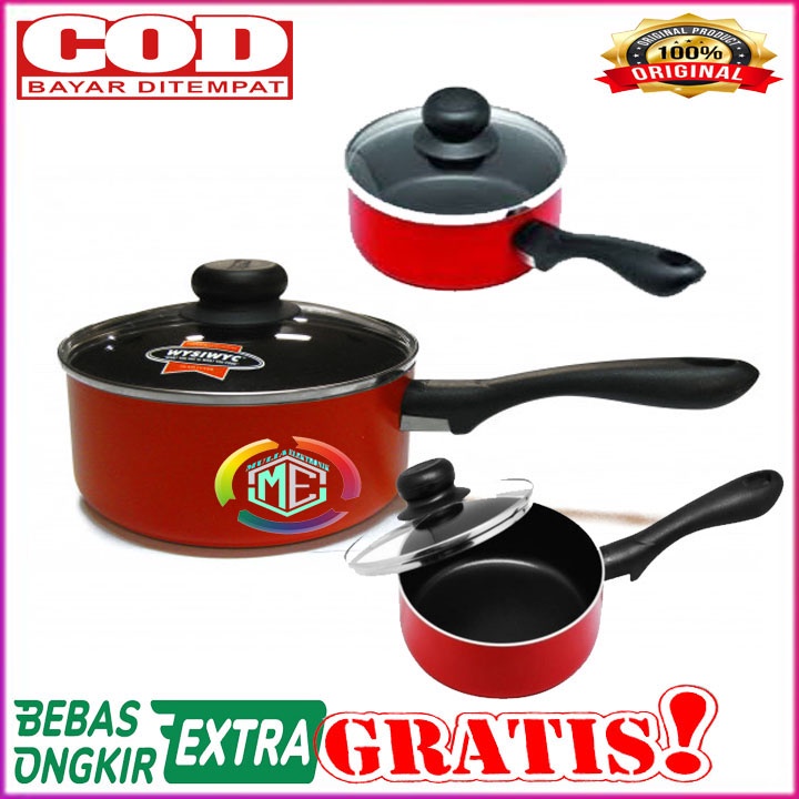 Saucepan Maxim Valentino 18 cm / Panci Susu Maxim / Sauce Pan 18cm BERGARANSI RESMI