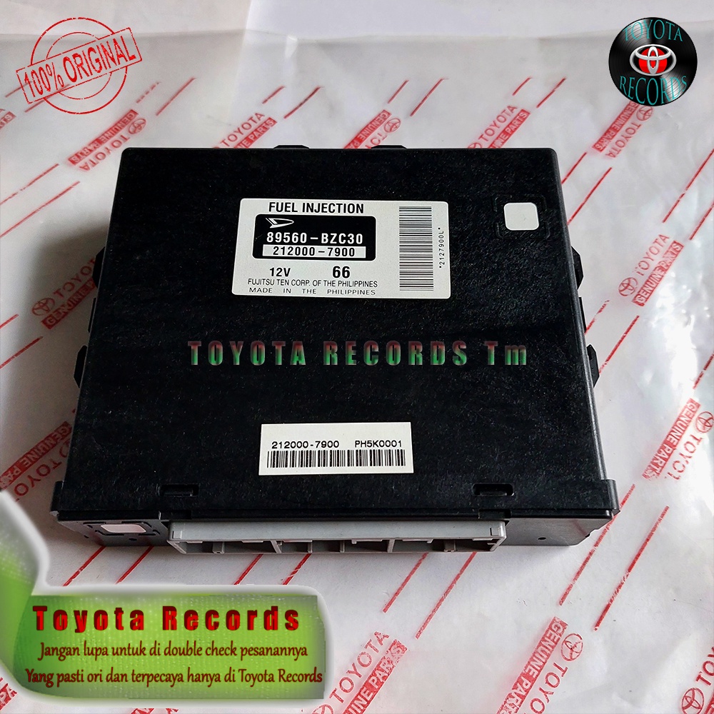 ECU Avanza Xenia 1.3cc  Computer Fuel Injection Original Toyota 89560-BZC30