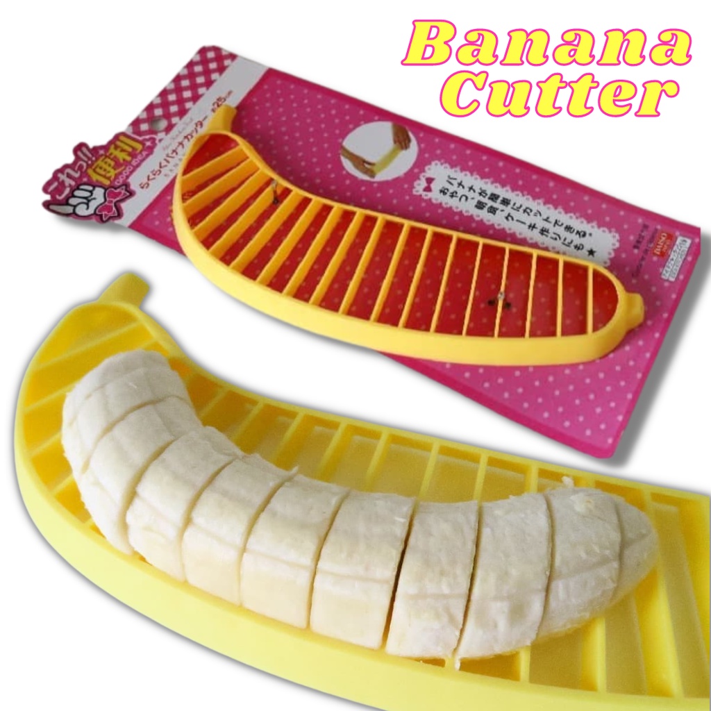 DAISO Pemotong Pisang DAISO JAPAN Banana cutter Chipper Alat Potong pisang praktis pisau pisang alat iris