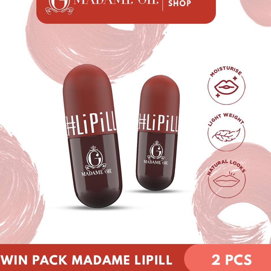 ♀ 2X Madame Gie Madame LiPill - Lip Tint Serum Make Up ♦