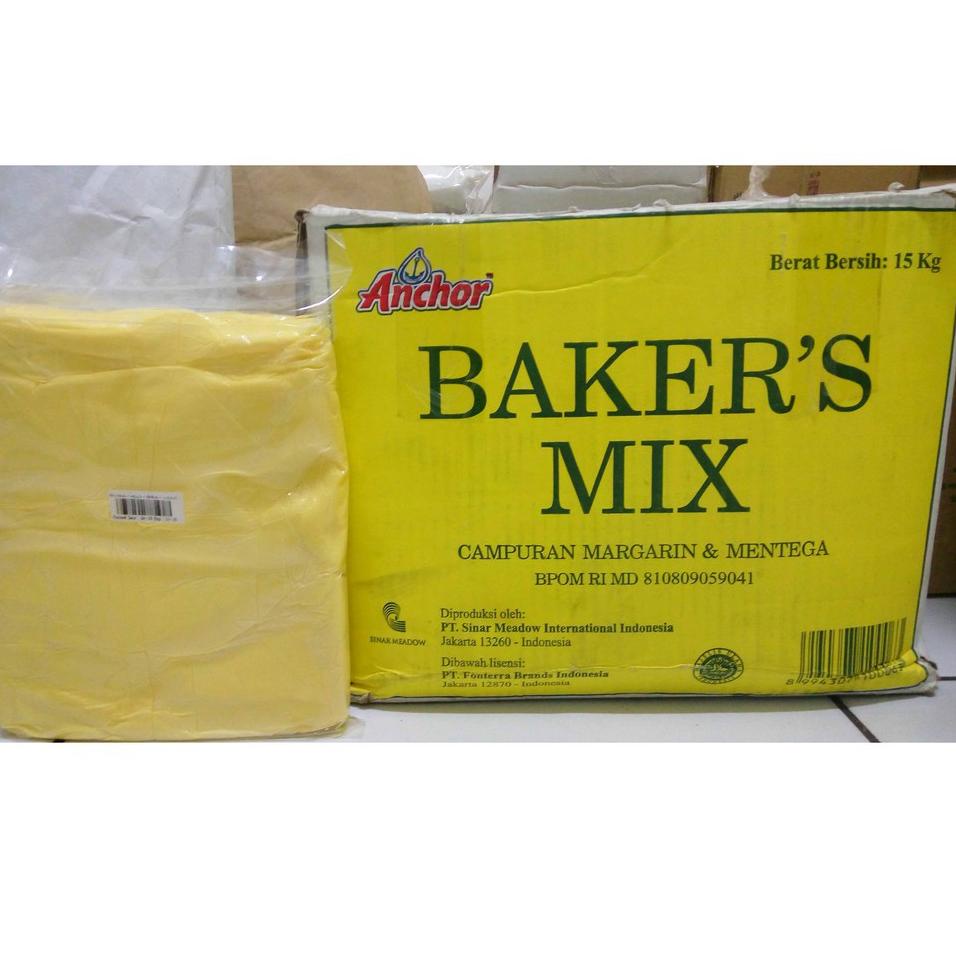 

Ω Anchor Bakers Baker Baker's Mix 1 kg Butter Mentega Blend 1 kg Repack ♖