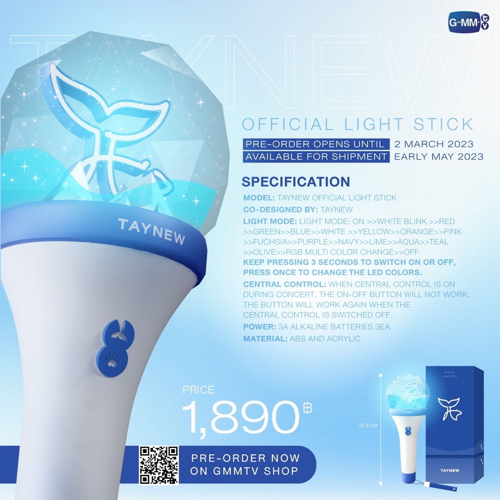 [JGN DI CHECKOUT][BUKAN READY STOCK][PELUNASAN PO] TAYNEW OFFICIAL LIGHT STICK