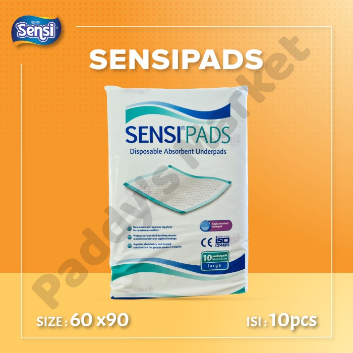Terlaris Sensi Underpad / Sensipad Sensi Pad / Underpad Sensi 10Pcs