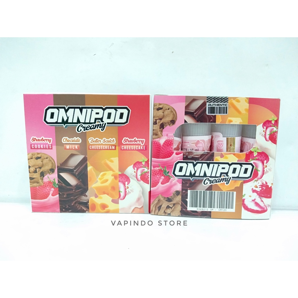 PODS FRIENDLY OMNIPOD CREAMY PACK 15ML X 4PCS 12MG BY OMNILAB