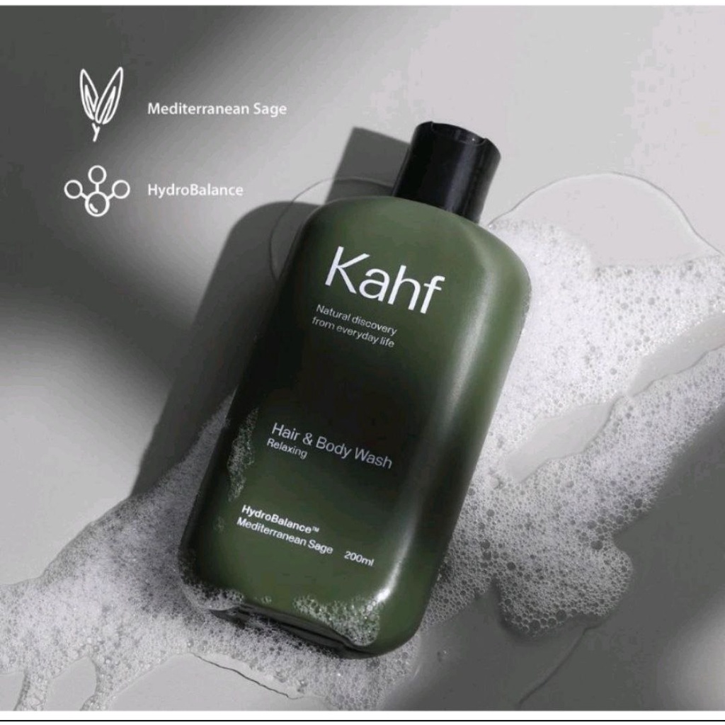 KAHF BODY WASH ACNE FIGHT&amp;RELAX 200ML / SABUN MANDI PRIA - SABUN CAIR