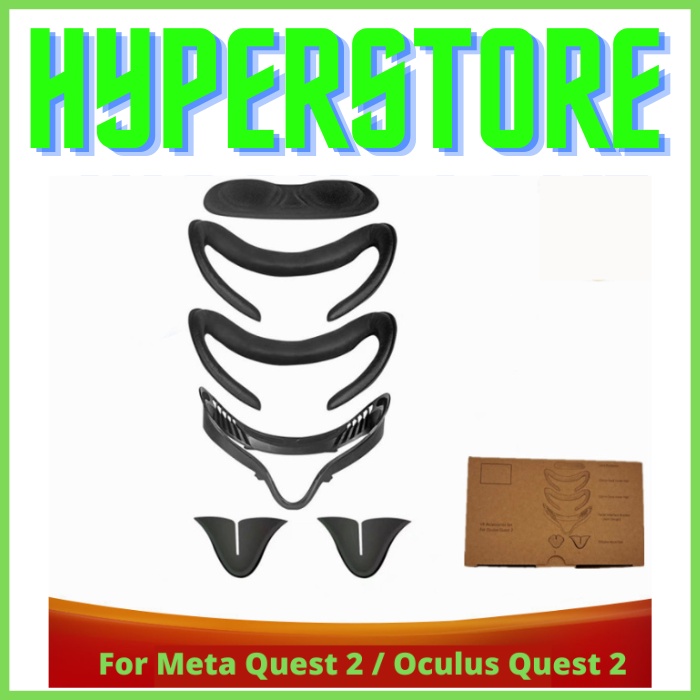 Silikon Silicone VR Cover Face Mask / Eye Mask Headset For Quest 2 / Meta Quest 2 Aksesoris