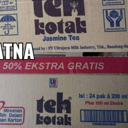 ℗ TEH KOTAK JASMINE TEH MELATI ULTRA JAYA 300ml 1 Dus Isi 24 Kotak ℗