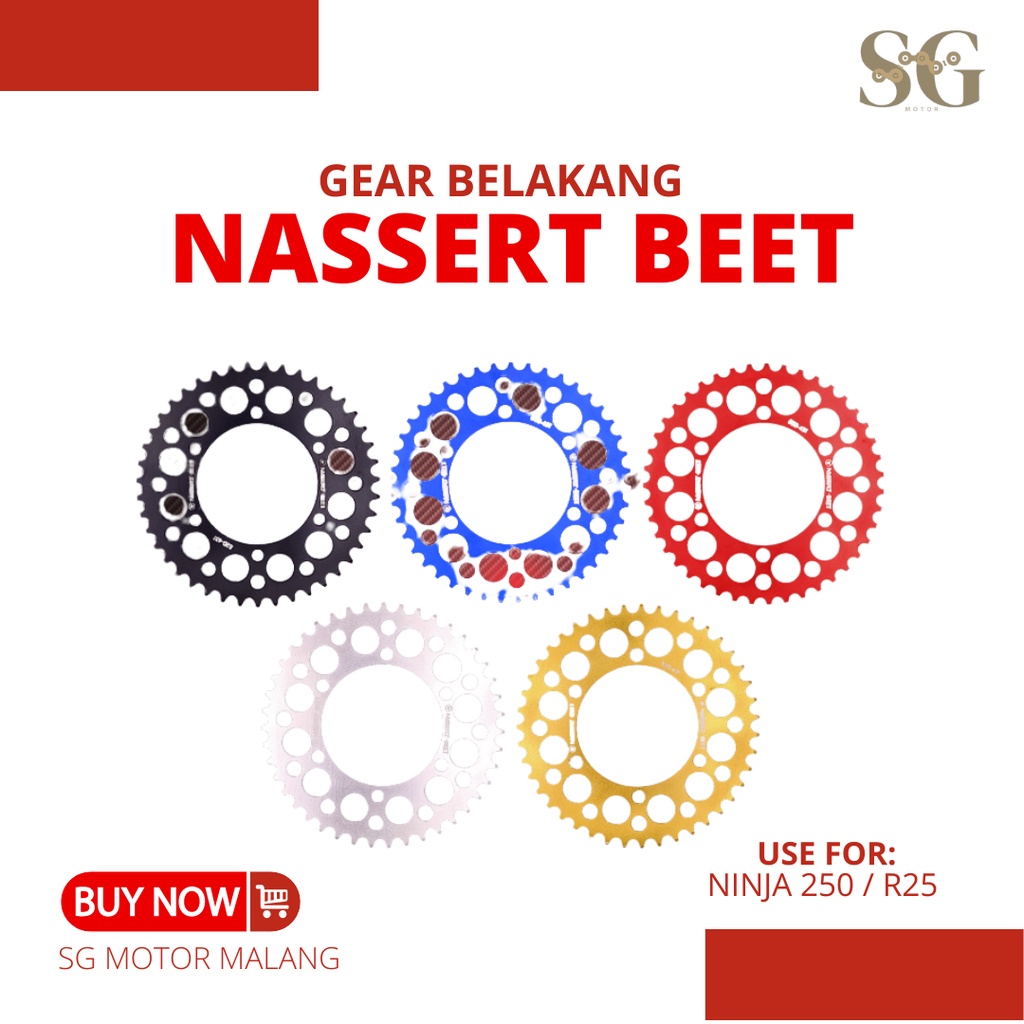 Gear Belakang Nassert Beet