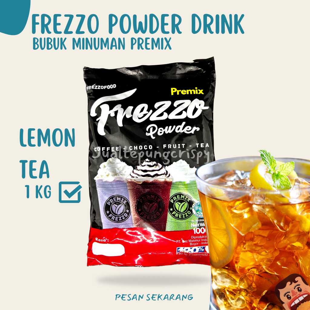 Frezzo Bubuk MInuman Rasa Lemon Tea / Lemon Tea Powder Drink 1 Kg