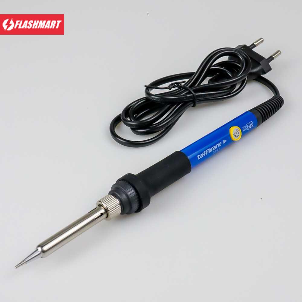 Flashmart Solder Iron Adjustable Fast Heating 60W with 5 Tips - CS31
