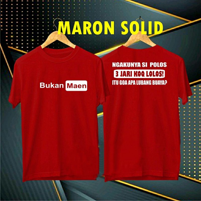 Terviral Kaos Ngakunya Sih Polos 3 jari Kuq Lolos / kaos pria kaos murah wanita pria distro