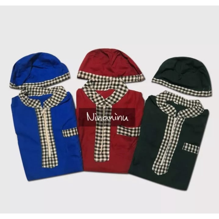 Baju koko anak muslim-baju koko anak umur 1-5 Tahun/baju koko Kurta